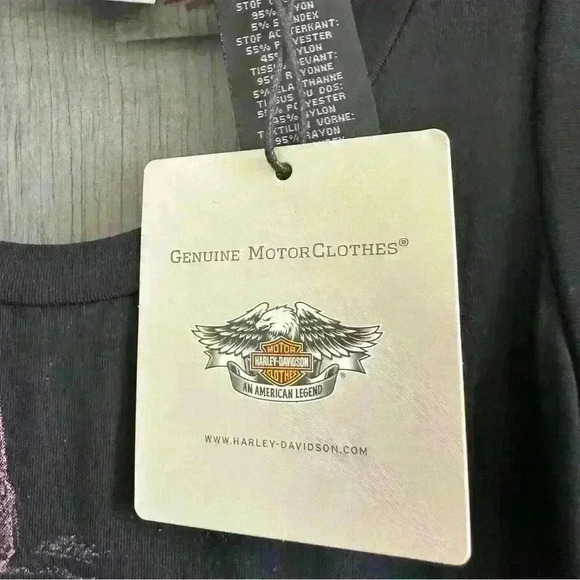 Harley-Davidson Women’s Chiffon Back Tank Top - Picture 4 of 8